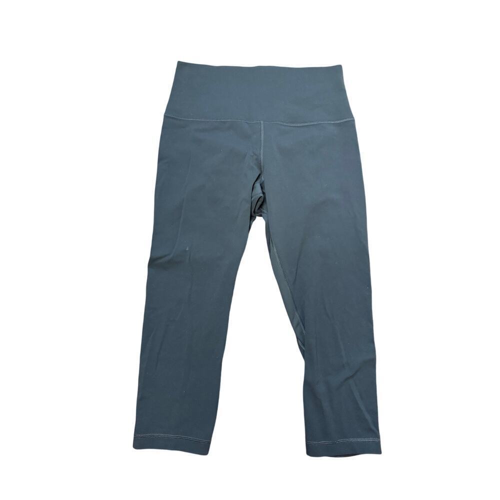 Lululemon Dark Gray Capri Leggings Sz 10 GS